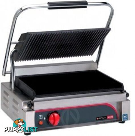 Contact grills - Anvil TSS2000 - Single, ribbed top/flat bottom - Catering Equipment - Restaurant