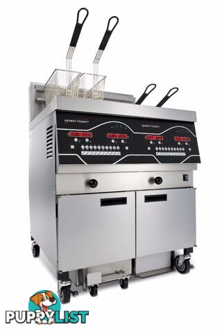 Fryers - Henny Penny EEG-242 - Double pan fully programmable gas fryer - Catering Equipment