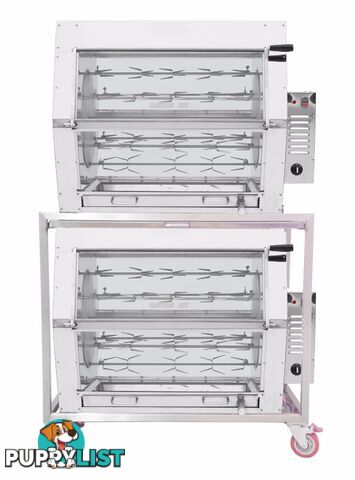 Rotisseries - Semak M48 - 48 bird manual electric rotisserie - Catering Equipment - Restaurant