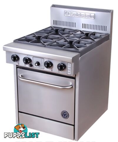 Oven ranges - Goldstein PF-4-20EFF - 4 gas burners fan-forced electric oven range - Catering