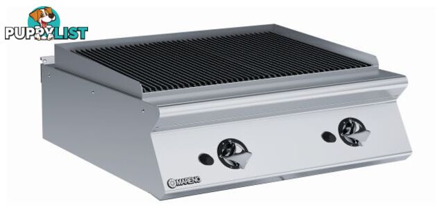 Chargrills - Mareno ANGPL78G - 800mm lava grill - Catering Equipment - Restaurant Equipment