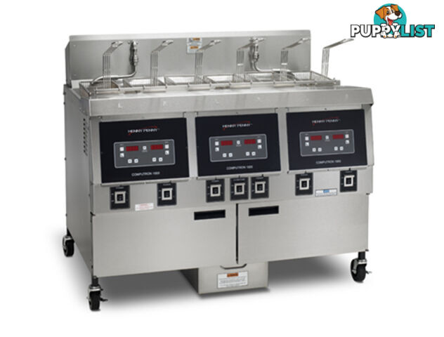 Fryers - Henny Penny OFE323-8000 - Triple pan electric fryer - Catering Equipment - Restaurant