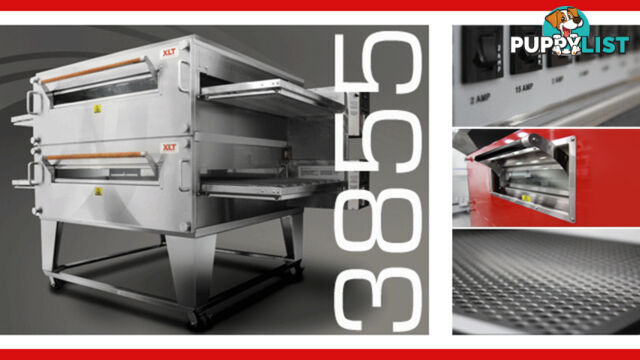 Pizza ovens - XLT 3855-2 - 38" x 55" belt double deck conveyor - Catering equipment - Restaurant