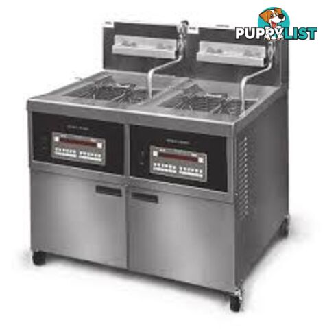 Fryers - Henny Penny OFG342-1000 - Large capacity double pan gas fryer - Catering Equipment