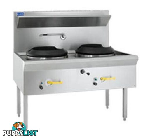 Woks - Luus WF-2C - traditional wok 2 chimney burners - Catering Equipment - Restaurant Equipment