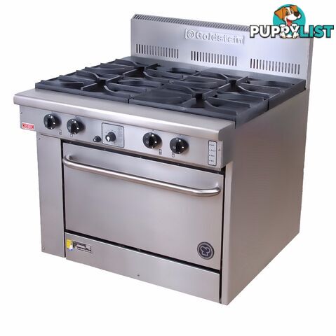 Oven ranges - Goldstein CS-4-28 - 4 gas burner cuisine oven range - Catering Equipment - Restaurant