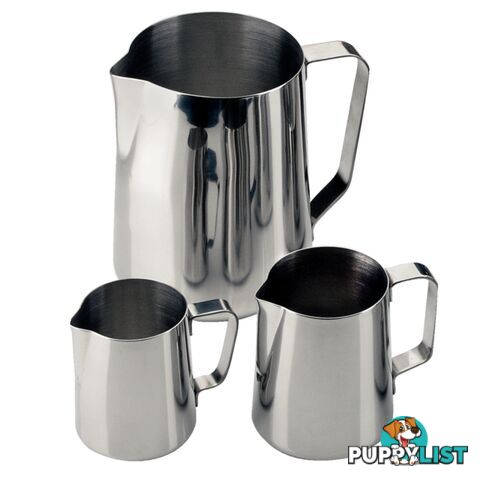 Beverage service - Stainless Steel Milk Jugs, Multiple Sizes - Catering Equipment