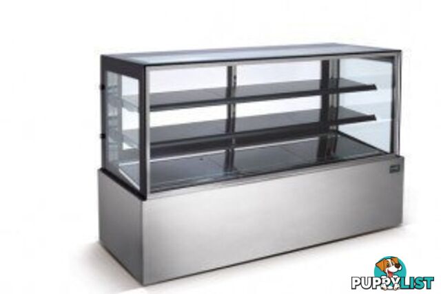 Refrigeration - Cake displays - Anvil DSV0760 - 1800mm, 3 tier, square glass - Catering Equipment