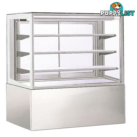 Refrigeration - Cake displays - FSM DCC1800-3 - Square glass display cabinet - Catering Equipment