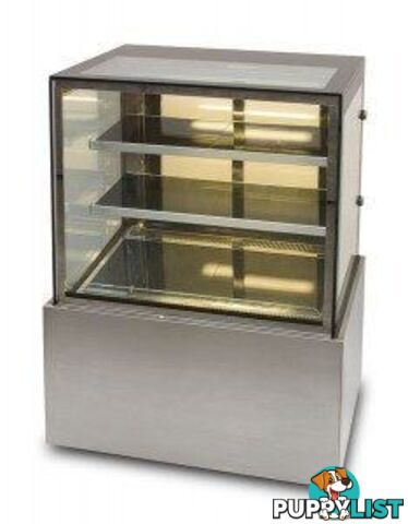 Heated displays - Anvil DHV0730 - 900mm, 3 tier, square glass - Catering Equipment - Restaurant