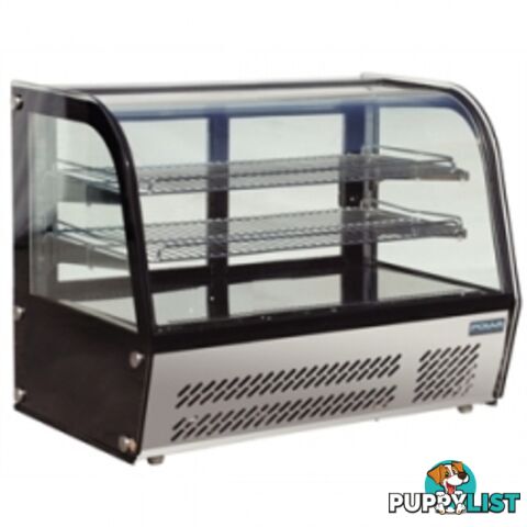 Refrigeration - Cake displays - Polar GC874 - Curved Glass Display Cabinet 160Ltr - Catering