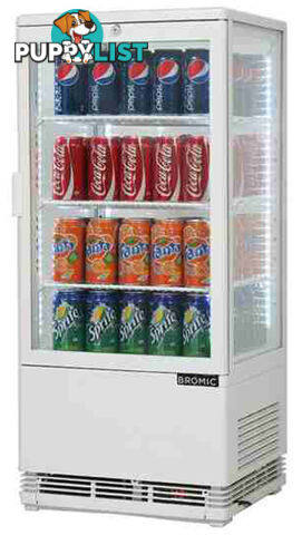 Refrigeration - Countertop fridges - Bromic CT0080G4C - 80L curved glass - Catering Equipment