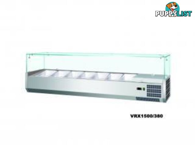 Refrigeration - Ingredient units - Saltas VRX1500 - 6 x 1/3GN pans 1500m- Catering Equipment