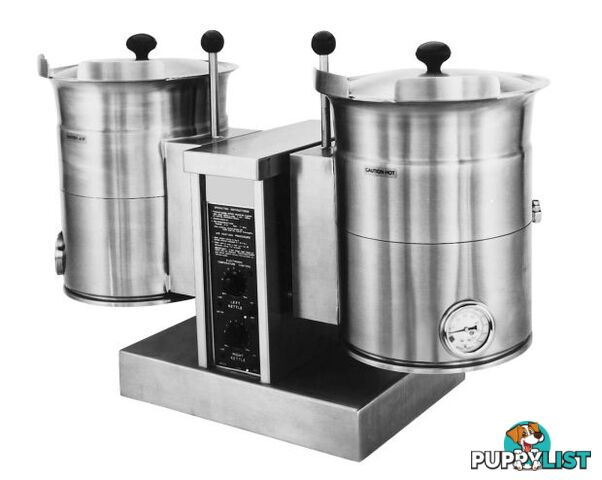 Boiling kettles - Cleveland TKET12T - Twin 45L tabletop electric tilting kettle - Catering Equipment