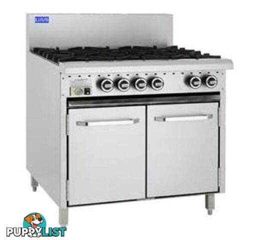 Oven ranges - Luus CRO-2B6P - 2 burner, 600mm hotplate gas oven range - Catering Equipment