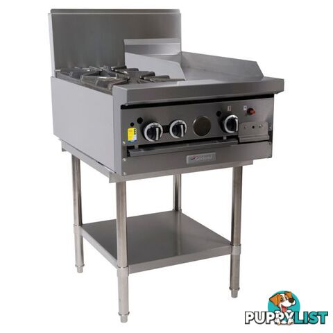 Cooktops - Garland GF24-2G12T - 2 gas burners, 300mm griddle modular top - Catering equipment