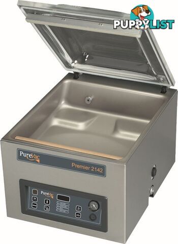 Vacuum packers - PureVac Premier2142 - 460mm x  420mm x  180mm chamber - Catering Equipment