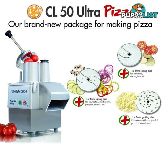 Food processors - Robot Coupe CL50 Ultra Pizza - 250kg/h vegetable preparation machine - Catering