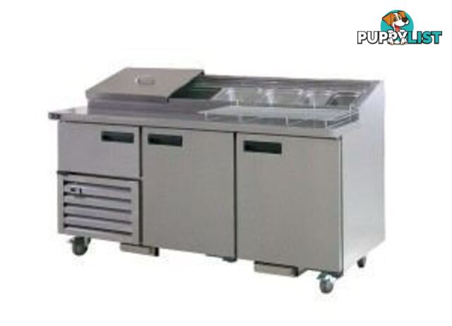 Refrigeration - Anvil UBP1800 - 2.5 door pizza bar/preparation bench - Catering Equipment