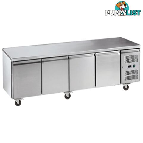 Refrigeration - Undercounters - Exquisite SSC550H - Snack Size Solid 4-door - Catering Equipment