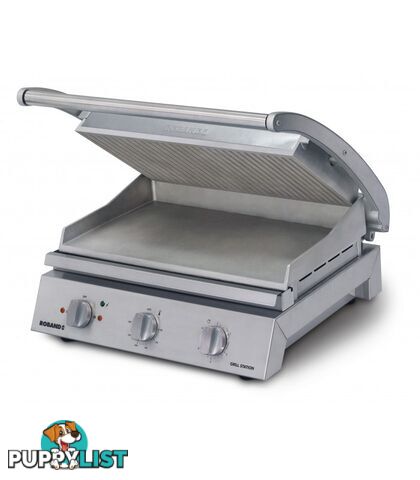 Contact grills - Roband GSA815R - 8 slice, ribbed top plate, 15amp - Catering Equipment - Restaurant