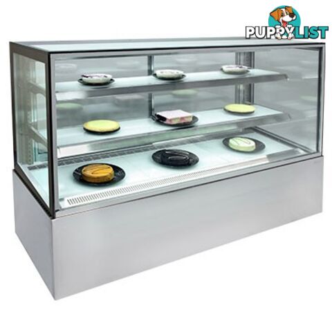 Refrigeration - Cake displays - Bromic FD1800 - 1800mm square glass - Catering Equipment