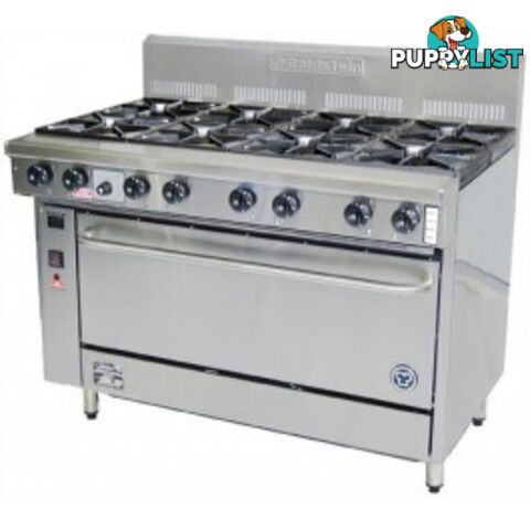 Oven ranges - Goldstein PF-8-40FF - 8 gas burner wide fan-forced oven range - Catering Equipment