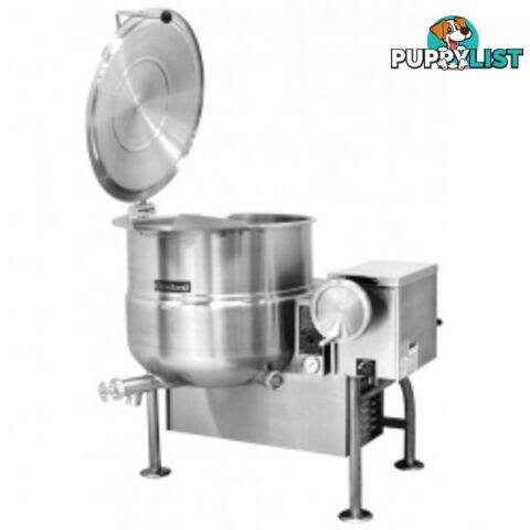 Boiling kettles - Cleveland KGL80T - 300L worm drive gas tilting kettle - Catering Equipment