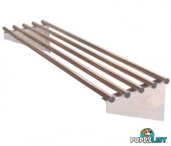 Stainless steel - Brayco PIPE900 - Stainless Steel Pipe Shelf (900mmLx300mmW) - Catering Equipment