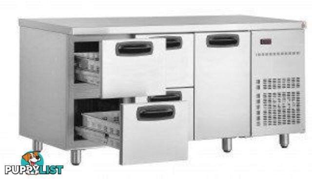 Refrigeration - Undercounters - Inomak UBD4000 - 1 door, 4 drawers - Catering Equipment - Restaurant