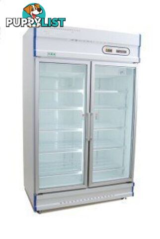 Refrigeration - Display chillers - Anvil GDJ1260 - 1000L double glass door - Catering Equipment