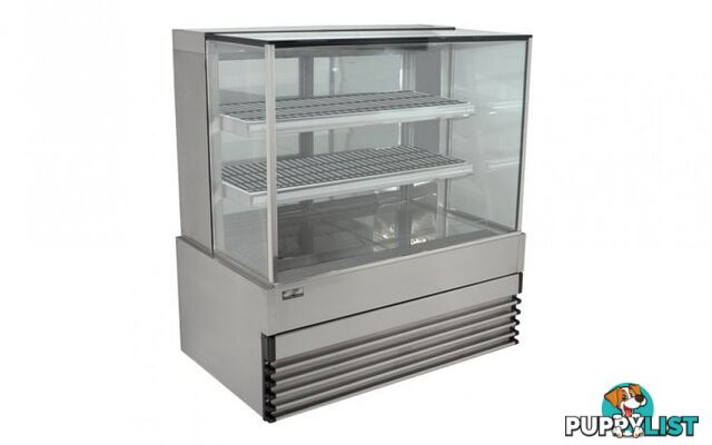 Ambient displays - Koldtech KT.NRSQCD.12 - 1200mm, 3 tier, square glass - Catering Equipment