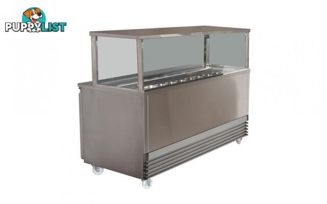 Refrigeration - Koldtech KT.SQSM.914 - 4 1/3 GN pans sandwich preparation bench - Catering Equipment