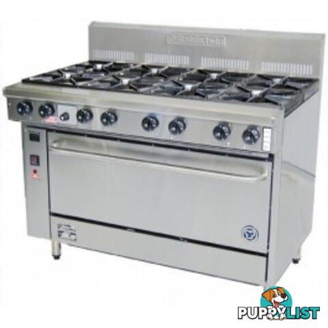 Oven ranges - Goldstein PF-24G-4-40FF - 4 gas burner, 600mm griddle wide fan-forced oven range