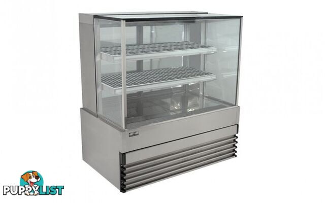 Ambient displays - Koldtech KT.NRSQCD.20 - 2000mm, 3 tier, square glass - Catering Equipment