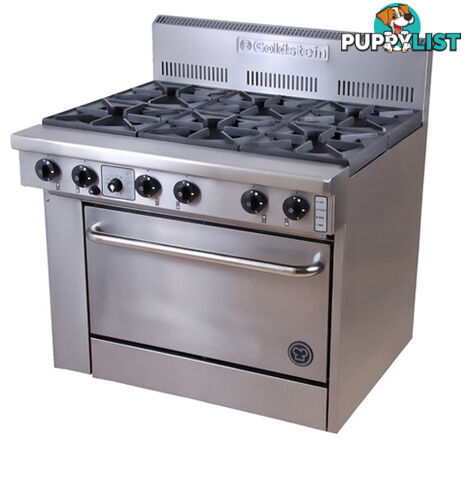 Oven ranges - Goldstein PF-6-28FF - 6 gas burners fan-forced oven range - Catering Equipment