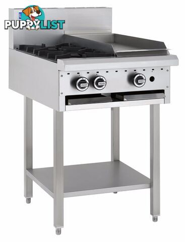 Cooktops - Luus BCH-2B3P - 2 burner, 300mm hotplate cooktop - Catering Equipment