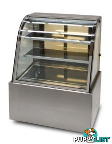 Refrigeration - Cake displays - Anvil DSC0730 - 900mm, 3 tier, curved glass - Catering Equipment