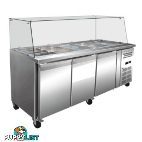 Refrigeration - Exquisite SBC650H - 1.8m preparation counter/sandwich bar - Catering Equipment