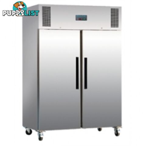 Refrigeration - Solid door chillers - Polar DL895 - 2 Door 1200L Stainless Steel - Catering