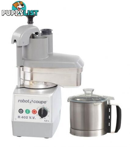 Food processors - Robot Coupe R402 V.V - 4.5L food cutter/vegetable slicer - Catering Equipment