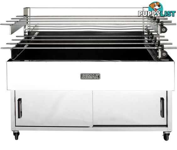 Rotisseries - Semak M28C2 - 2 tier charcoal rotisserie - Catering Equipment - Restaurant Equipment