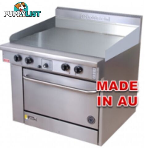 Oven ranges - Goldstein PF-48G-28 - 1200mm griddle static oven range - Catering Equipment