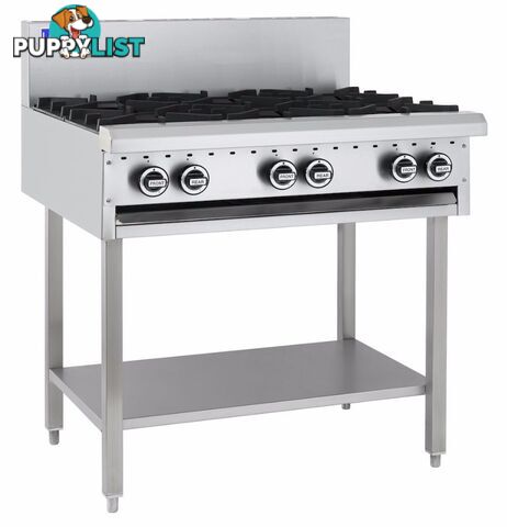 Cooktops - Luus BCH-6B - 6 burner cooktop - Catering Equipment - Restaurant Equipment