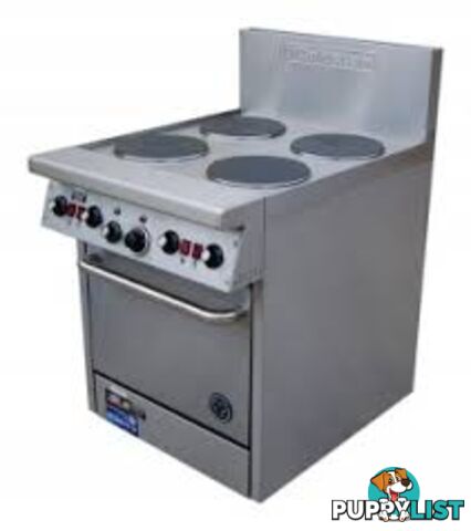 Oven ranges- Goldstein PEC-4S-20 - 4 burner electric convection oven range - Catering Equipment