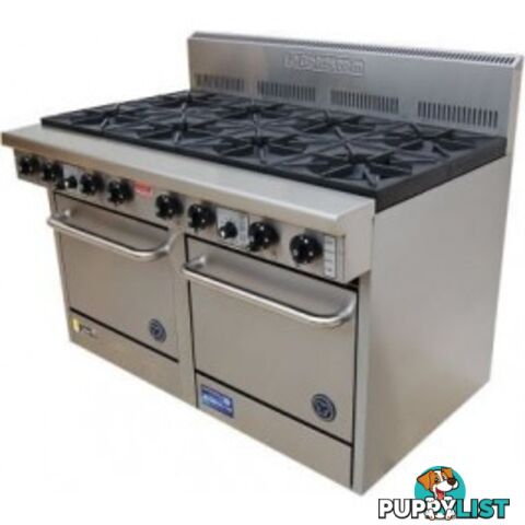 Oven ranges - Goldstein PF-6-24GSA-28/28FF - 6 burner, 600mm griddle/toaster, f/f double oven range