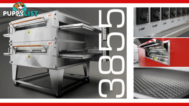 Pizza ovens - XLT 3855-3 - 38" x 55" belt triple deck conveyor - Catering equipment - Restaurant