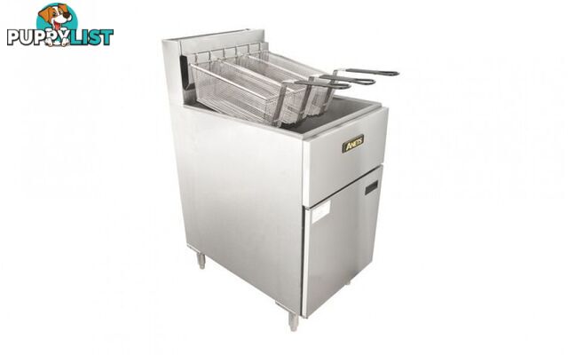 Fryers - Anets SLG100 - 44L gas 3 basket tube fryer - Catering Equipment - Restaurant Equipment