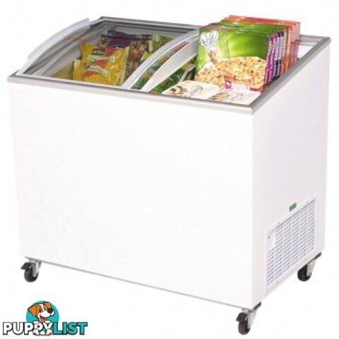 Refrigeration - Chest freezers - Bromic CF0300ATCG - 264L curved glass top - Catering Equipment