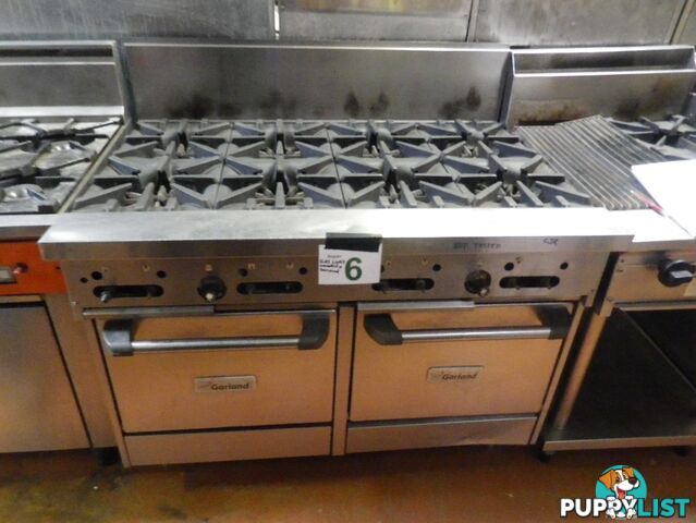 Garland GF48-8LL 8 Burner Gas Double Oven Range - Secondhand Catering Equipment